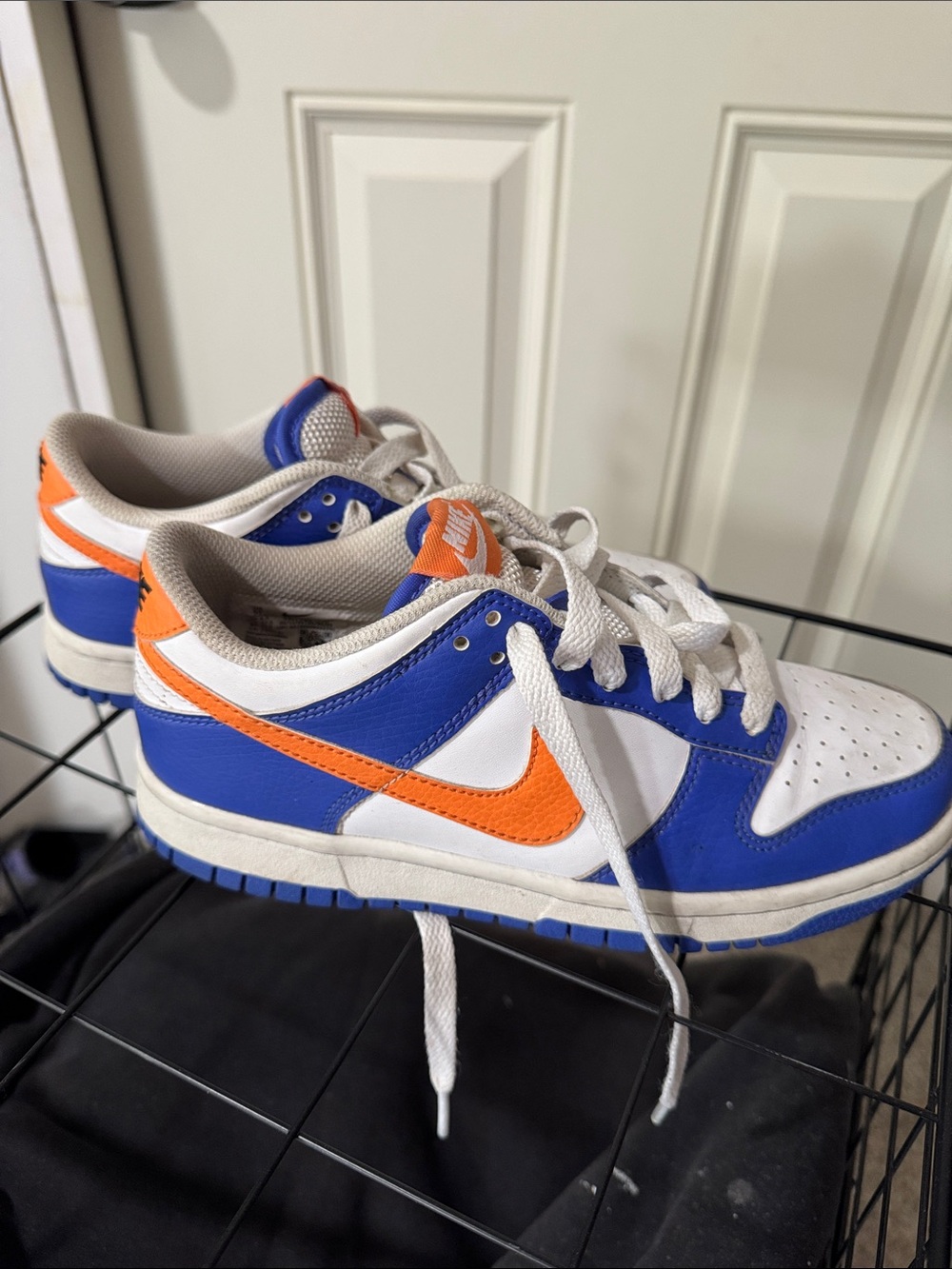 Nike Men’s Low-Top Sneakers - White/Blue/Orange